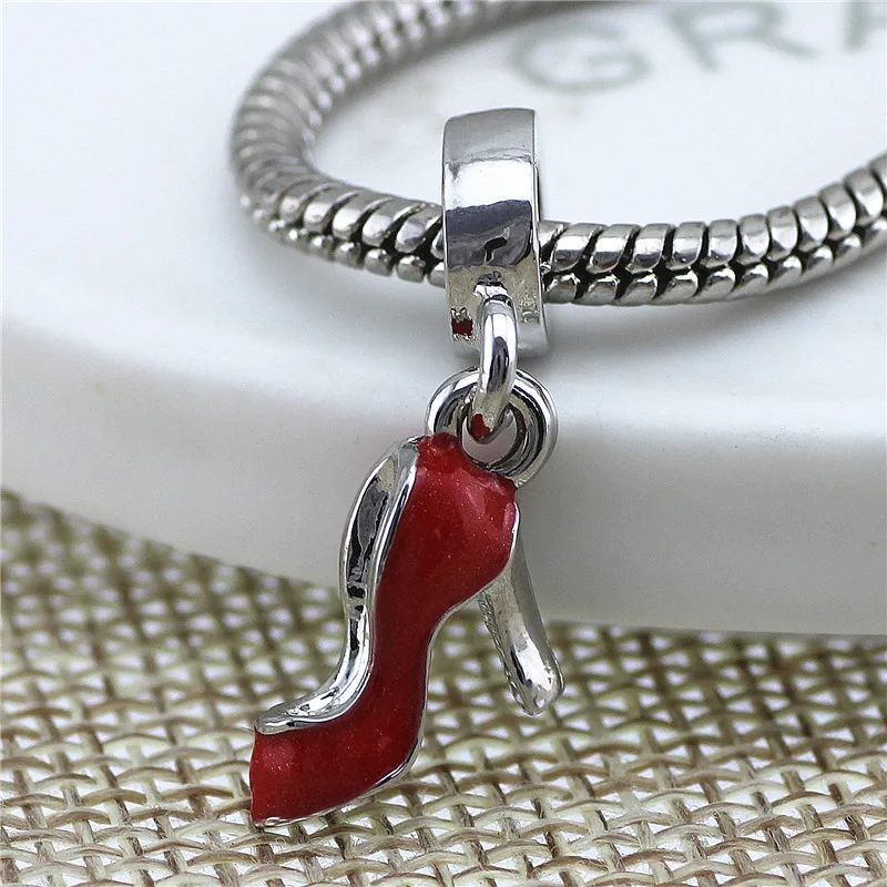 3 стиля губная помада/Высокий каблук/Очаровательные бусины с замком подходят к