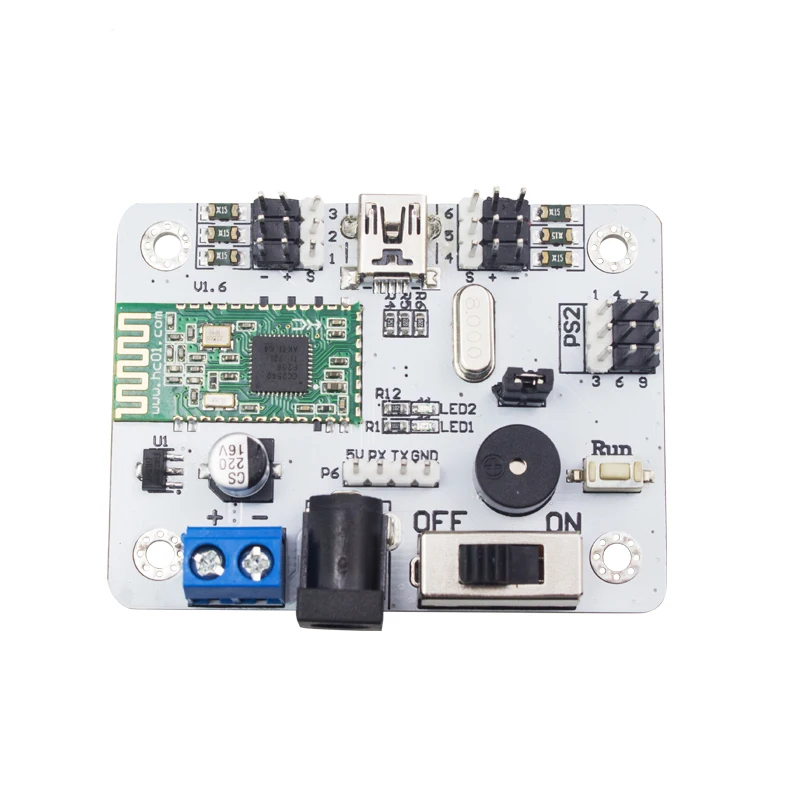 6-позиционная сервоконтрольная панель с выключателем питания/робот-контроллер |