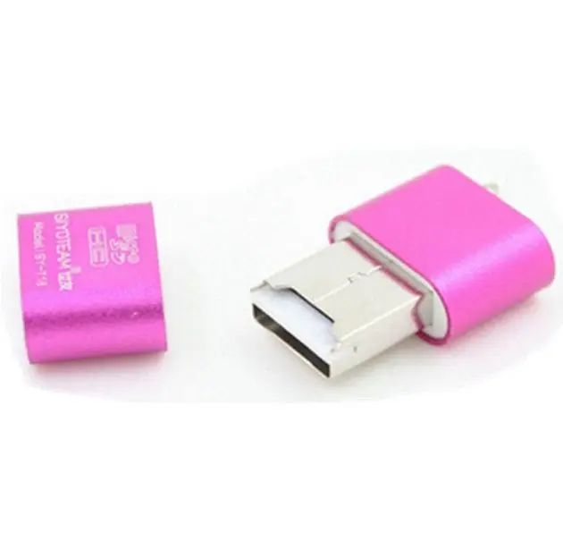 Высокое качество высокоскоростной мини USB 2 0 Micro SD TF T-Flash кардридер адаптер тонкий