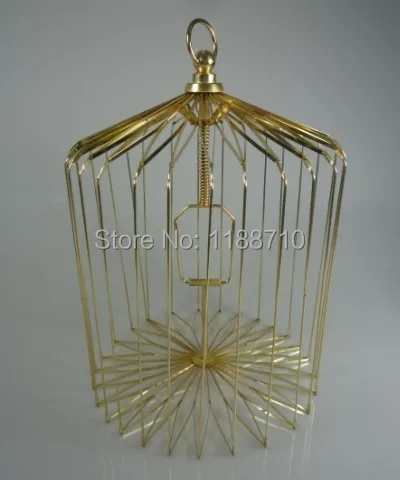 Appearing Bird Cage Golden - S Size Stage Magic / Trick Gimmick Props | Игрушки и хобби