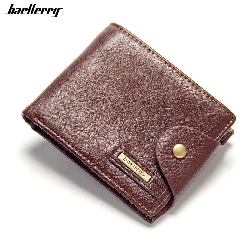

Baellerry Wallet Genuine Leather Men Wallets Short Design Wallet Men Luxury Purse 50PCS/lot