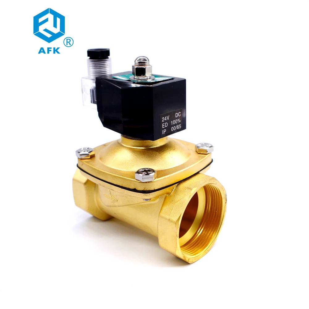2 Way Латунь 6 бар N/C 1 1/4 &quotГазовый электромагнитный клапан 24V DC AC220V|solenoid valve 24v|solenoid