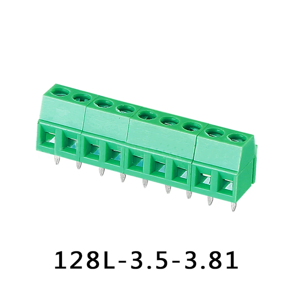 50 шт. 0 15 &quotPCB Клеммная колодка 128 3 81 2P 3P мм шаг провода терминал низкопрофильный 2P3P