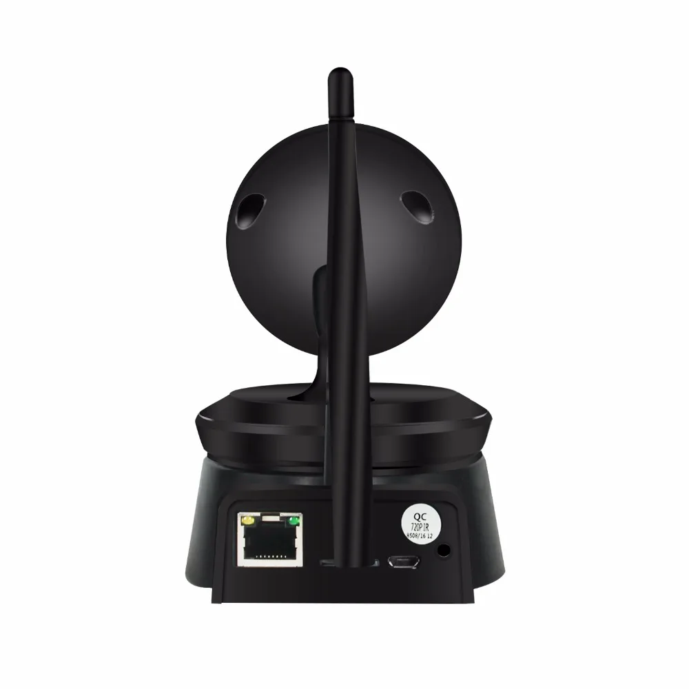 JeaTone Сетевая Беспроводная Черная Камера панорамирование наклона HD домашняя Wifi