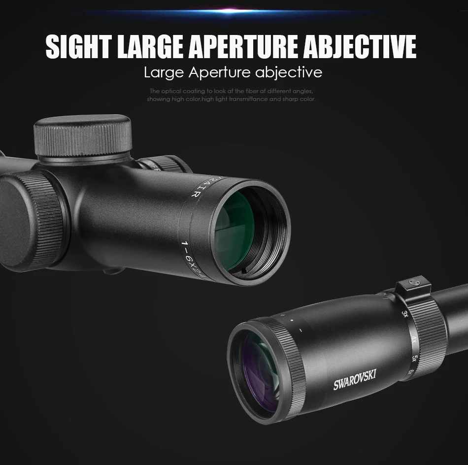 Охотничий Swarovskl 1-6x24 IRZ3 F101 круговой точечный пунктуат дифференциационный прицел стеклянная сетка прицел охотничий прицел