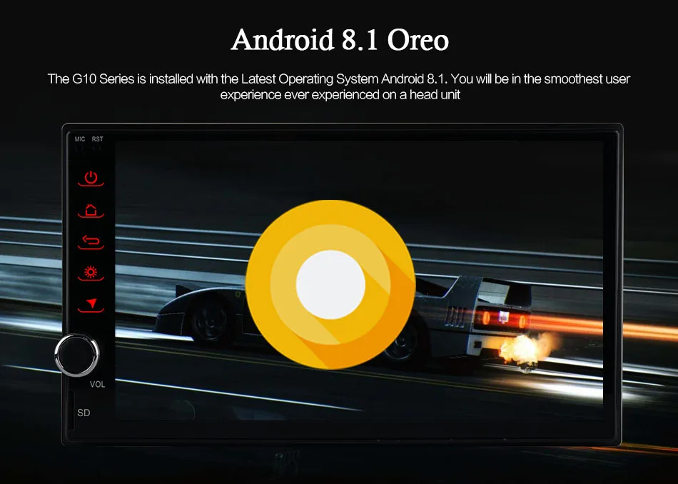Автомобильный мультимедийный плеер Ownice K1 7 дюймов 2Din Android 8 1 GPS навигация видео