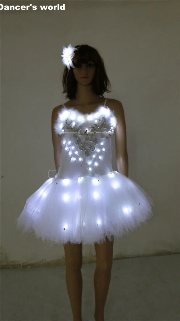 2017 платья для танца живота светильник светящаяся одежда светодиодный костюм