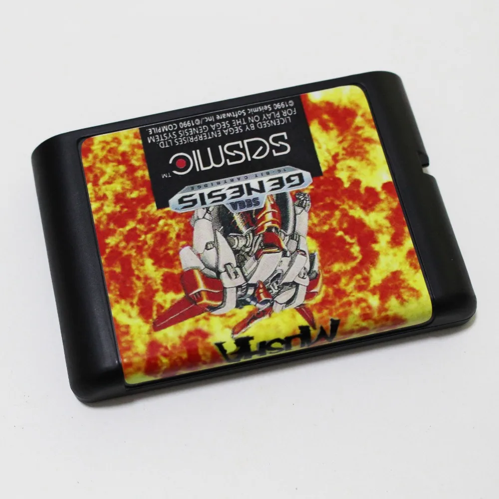 Муша игры Картридж для 16 бит sega Megadrive Genesis игровой плеер|musha game|sega game cartridgesmegadrive