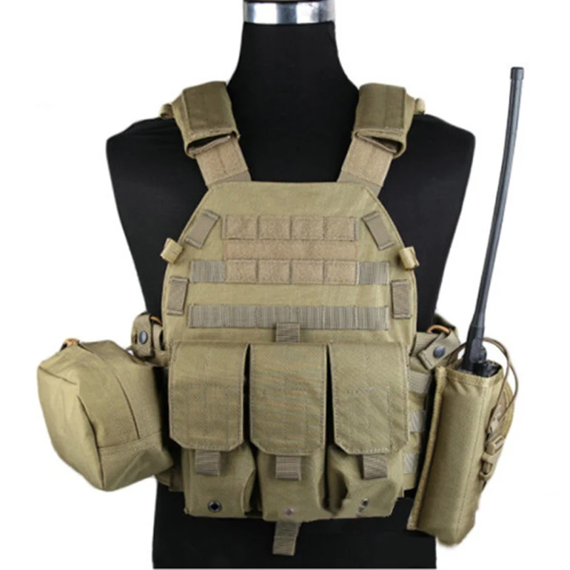 MCBK Emerson LBT6094A стильная Накладка для жилета w 3 мешочка страйкбола военная армейская