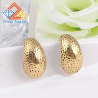 ancient gold stud earrings jewelry new design for retro women earring