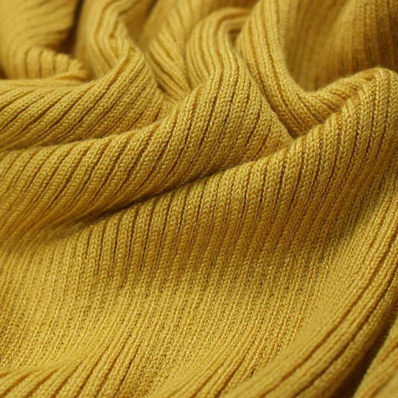 turtlenecks winter 2020 korean women's pullover slim medium-long turtleneck sweater thickening femme knitting | Женская одежда