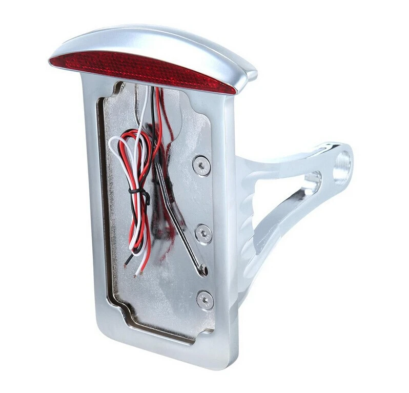 Хромированный задний стоп-сигнал для номерного знака Harley-Davidson чоппера