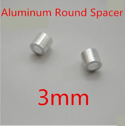 

500pcs/Lot High Quality M3 3mm Aluminum Column Round Spacer