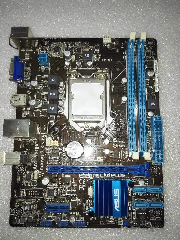 ASUS P8H61-M LX3 плюс б/у desktopmotherborad DDR3 LGA 1155 Поддержка I3 I5 I7 Intel H61