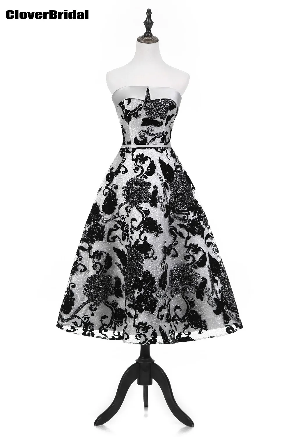 Женское платье с вырезом лодочкой принтом|ribbon back|ribbon ribbonribbon dress |