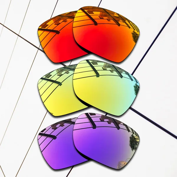 Fire-24k Gold-Violet Wholesale E.O.S Polarized Replacement Lenses for Oakley Catalyst Sunglasses- Varieties Colors - Цвет линз: Fire-24k Gold-Violet