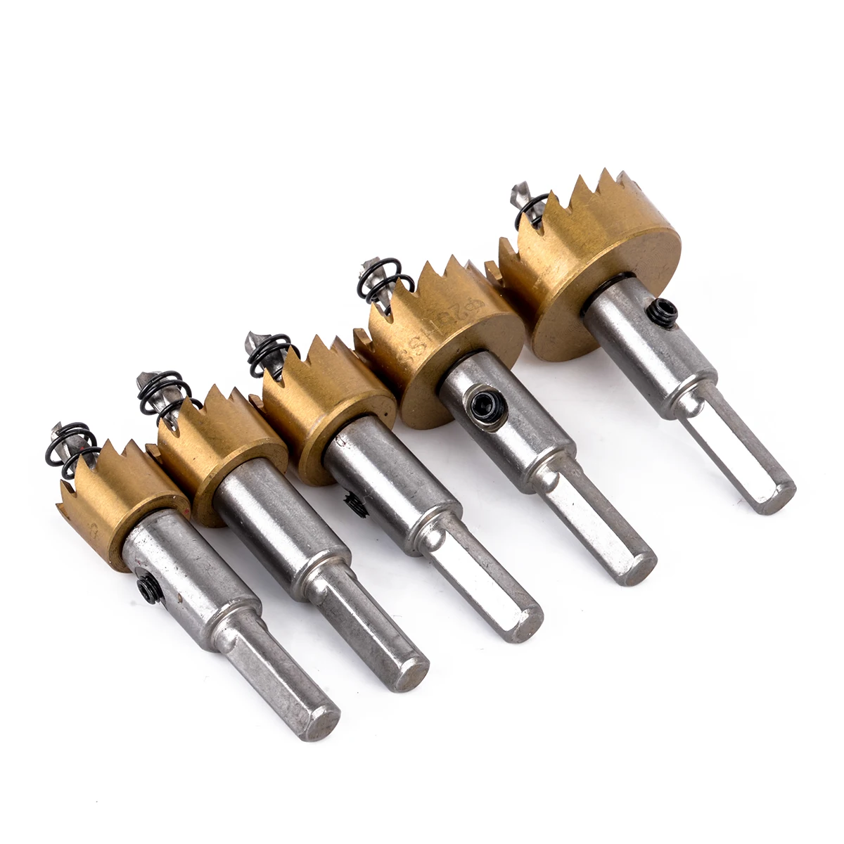

5Pcs 16-30mm HSS Drill Bit Hole Saw Set Stainless Steel Metal Alloy Drill Bits For Hole Cutter Power Tools