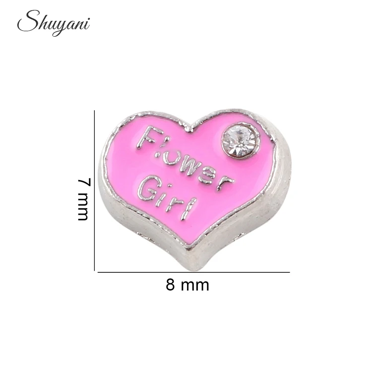 F155 Новое поступление 20 шт./лот сплав металл прекрасная эмаль Радужное сердце