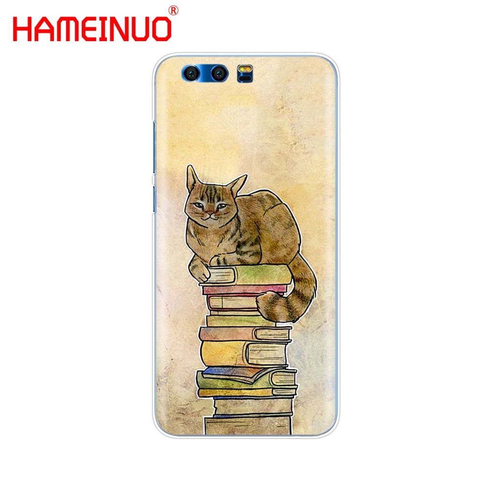 HAMEINUO cats and the library tree Cover Case for Huawei Honor V10 4A 5A 6A 6C 6X 7X 8 9 NOVA PLUS LITE | Мобильные телефоны и
