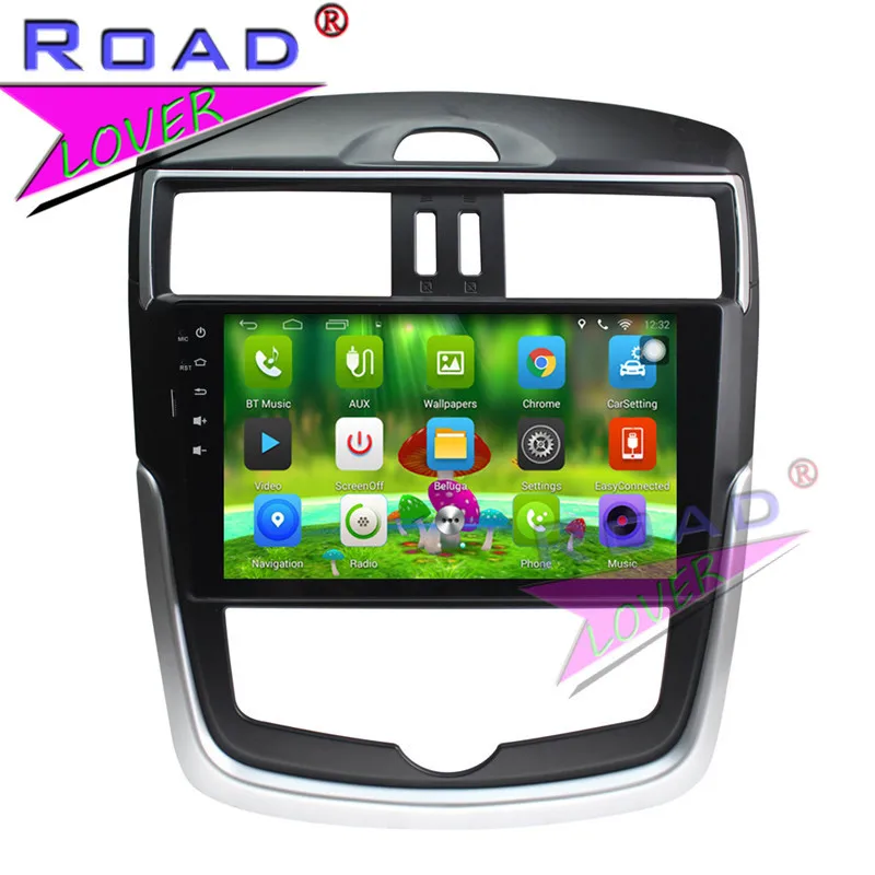 Автомобильный мультимедийный плеер TOPNAVI Android 6 0 2 ГБ + 32 9 дюймов два Din для Nissan Tiida 2016