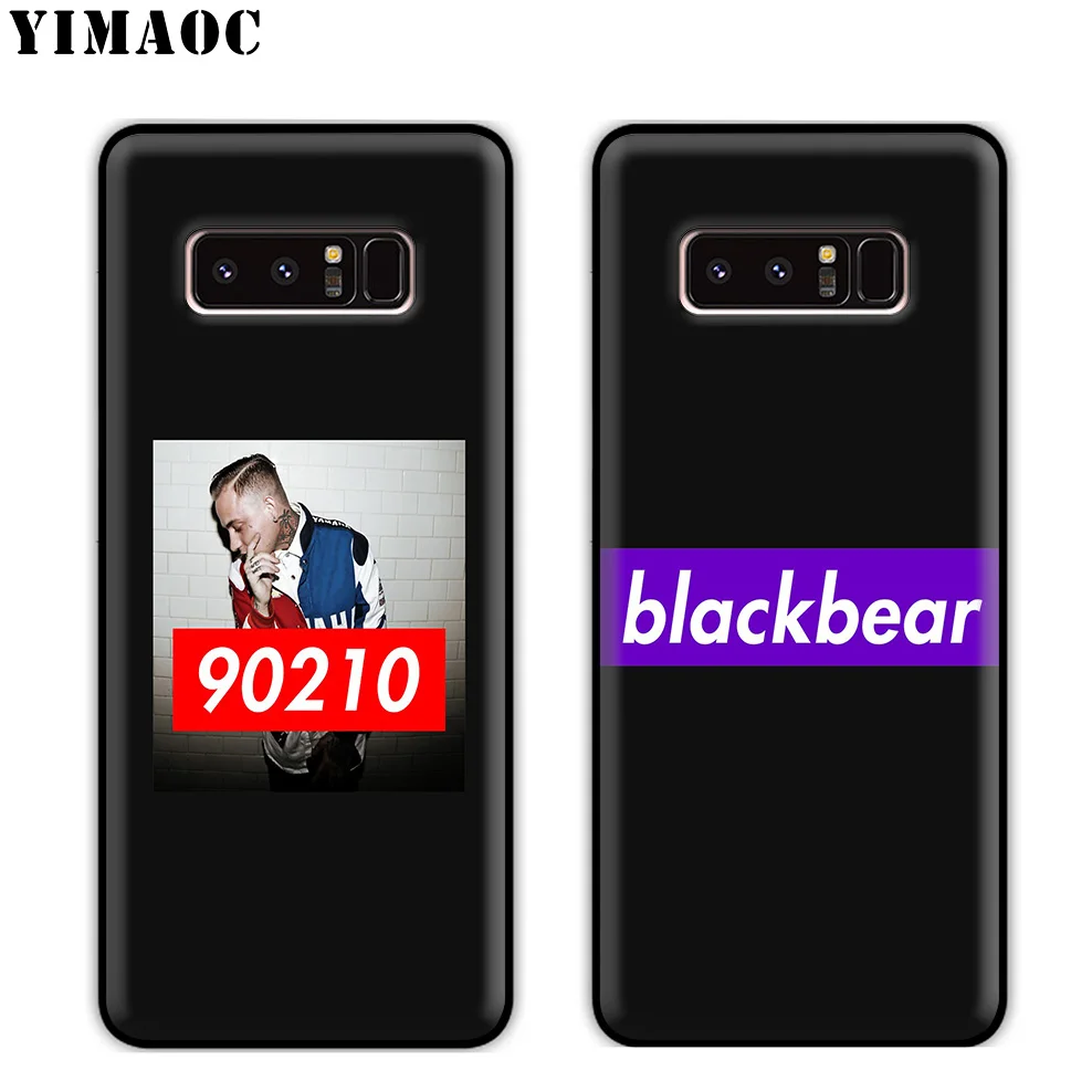 YIMAOC Blackbear Black Bear Rapper Soft Silicone Case for Samsung Galaxy Note 10 Plus 9 8 A9 A8 A6 2018 A5 A3 2017 2016 |