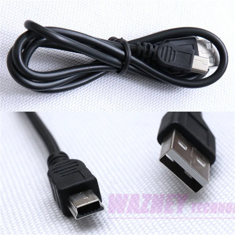 200 шт. USB 2,0 «Папа-папа» 5-контактный штекер Mini-USB кабель для зарядки и синхронизации данных зарядное устройство кабель для gps MP3 MP4 цифровой плеер Камера чехол для телефона
