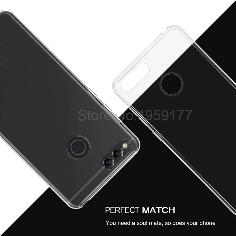 MODAZONGYE Soft Transparent Case For Huawei Honor 7X Cover Silicone Back Phone 7 X BND-L21 |