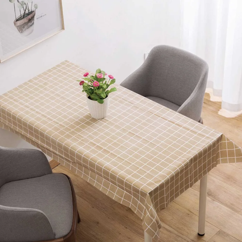 EVA Table Cloth Rectangle Tablecloth Kitchen Plaid Tischdecke Waterproof Oilproof Cover Manteles Outdoor Party Wedding | Дом и сад