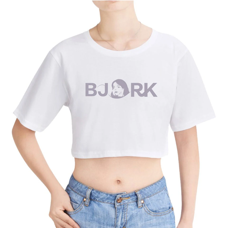 2019 год исландские Каннские фильмы queen: Bjork женские кроп топы с принтом футболка