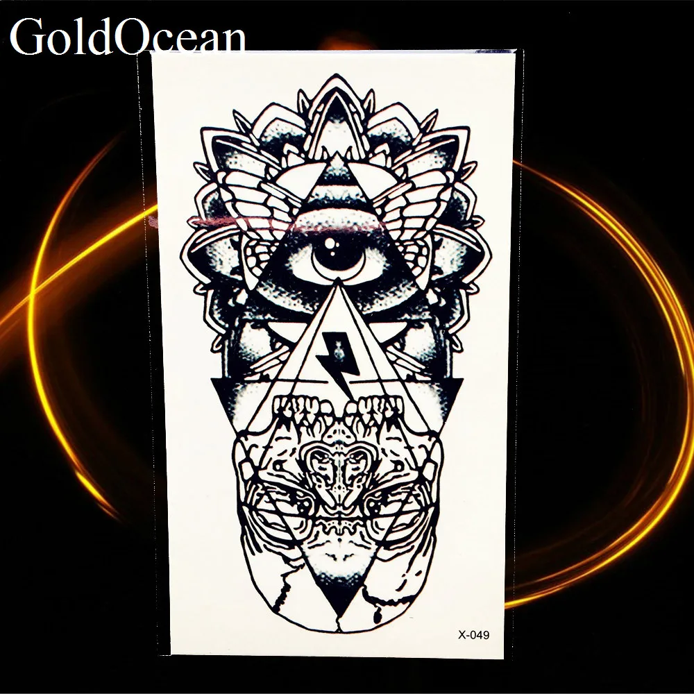 Татуировка хна для мужчин и женщин временная татуировка геометрической формы