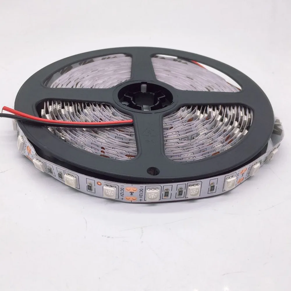 УФ светодиодная ленсветильник 5050 SMD 60Led s/m 395 405nm ультрафиолетовая Диодная лента