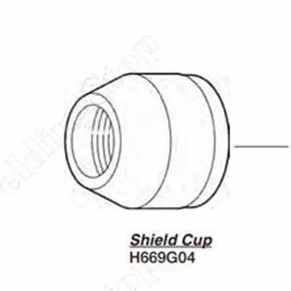 H669G04 OTC DAIHEN D7000 plasma torch Shield cup 10 шт.|plasma torch|shield cupspcs |