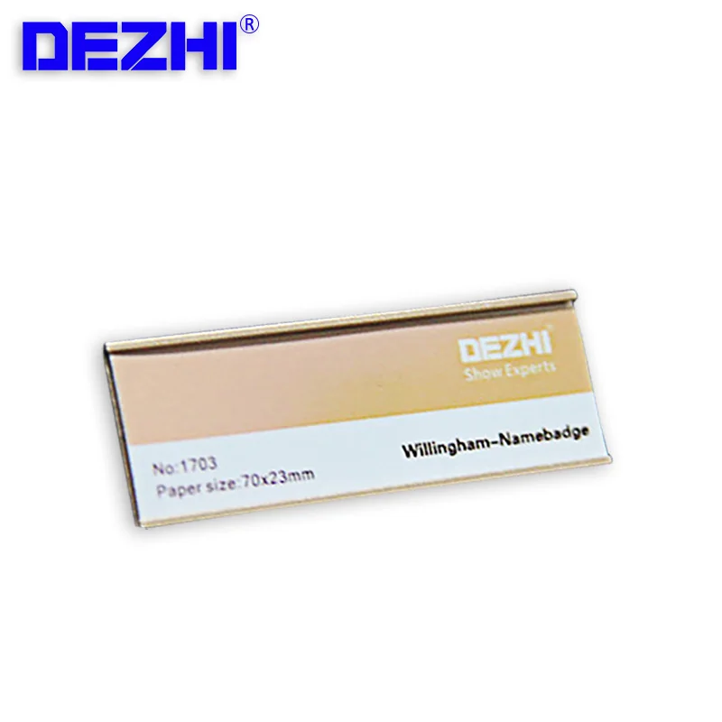 70*25 мм серебро/Золото Pin стиль и магниты Металл Сильный магнитный имя ID тег значок держатель с креплением карты тег