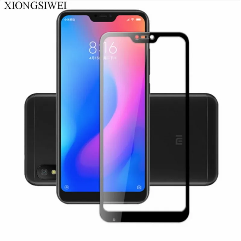 Для закаленного стекла Xiaomi Redmi 6 Pro защита экрана 3 ГБ 32 полное покрытие стекло для