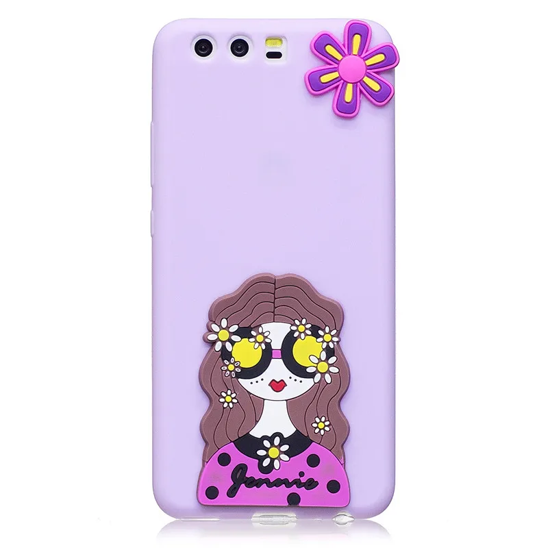 COATUNCLE Мягкий ТПУ чехол для Coque huawei P10 чехол 3D силикон Конфета милый мультфильм задняя крышка для Fundas huawei P10 Plus чехол - Цвет: 4