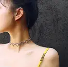 Ожерелье женское, из сплава с геометрическим узором