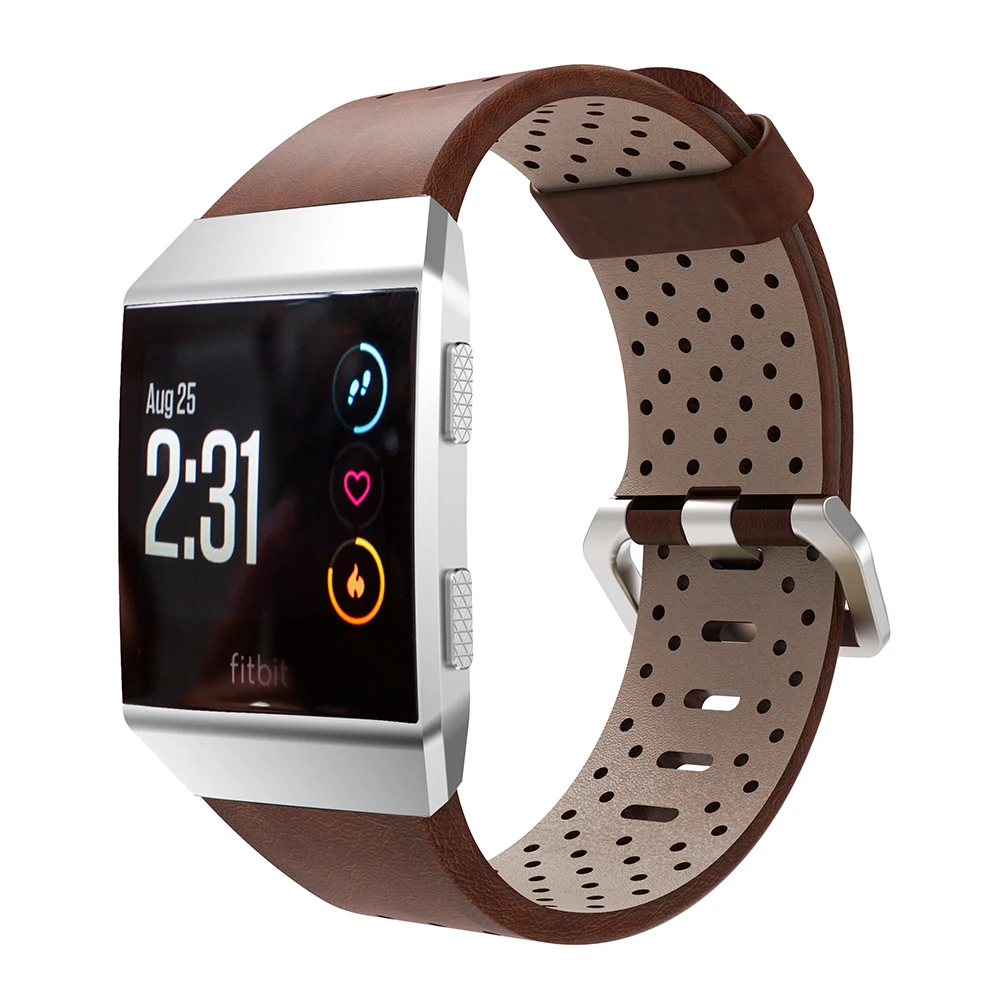 2017 сменный спортивный ремешок для Fitbit ионный перфорированный кожаный аксессуар