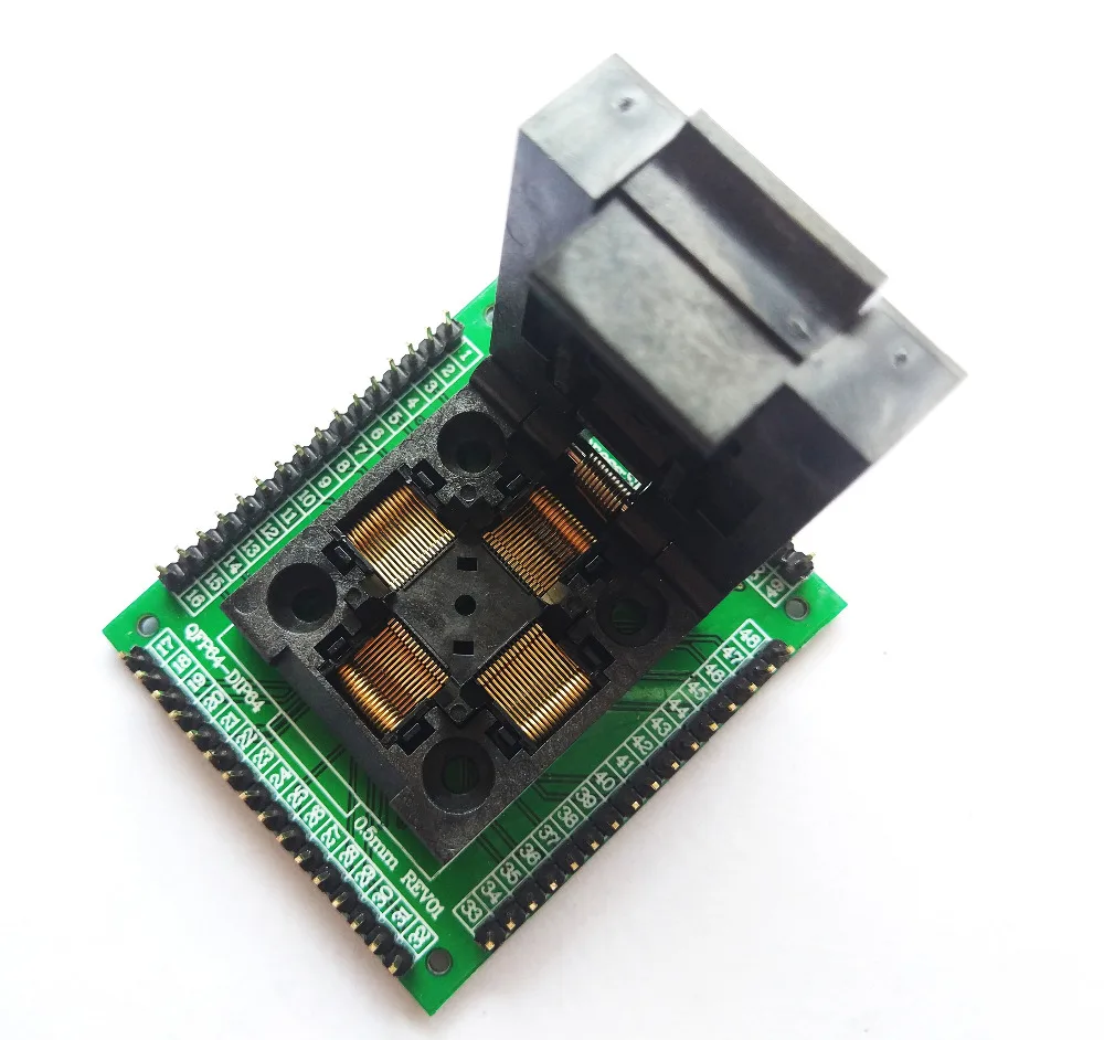 TQFP64 lq64 QFP64 переходник для розетки программатор IC чип тестирование сиденья STM32