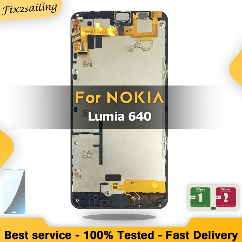 ЖК-дисплей 5 0 ''для NOKIA Microsoft Lumia 640 с сенсорным экраном и дигитайзером в сборе