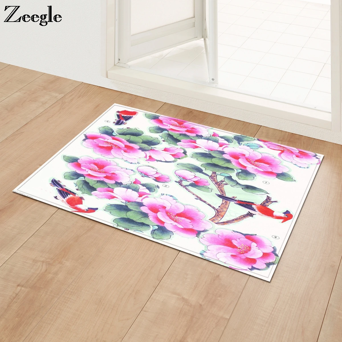 

Zeegle Welcome Entrance Mats Non-slip Doormat Kitchen Carpets Bedroom Rug Living Room Floor Carpets Bathroom Mat Outdoor Rugs