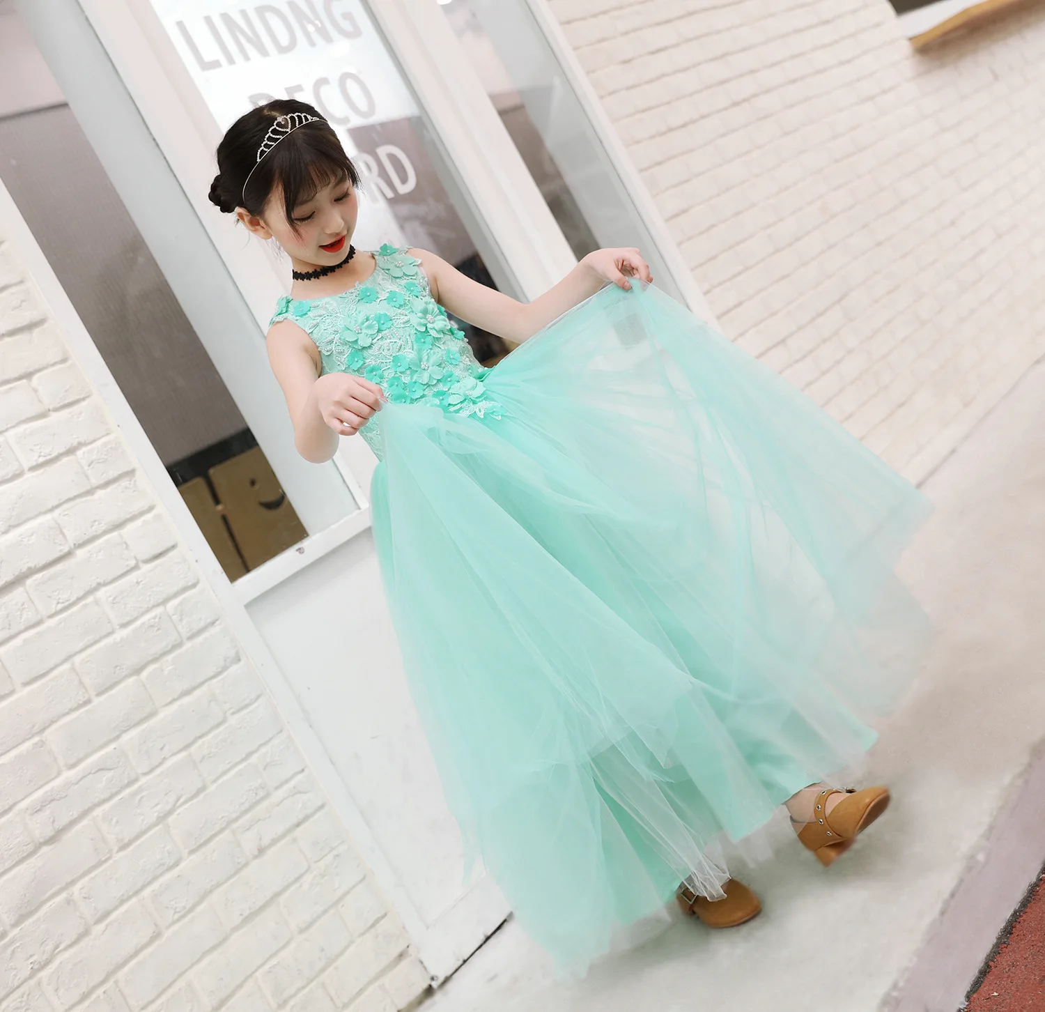 2019 Spring Girl Birthday Party Dresses Piano Dress For Wedding Clothes Flower Toddler Lace Evening Gowns Kids | Детская одежда и