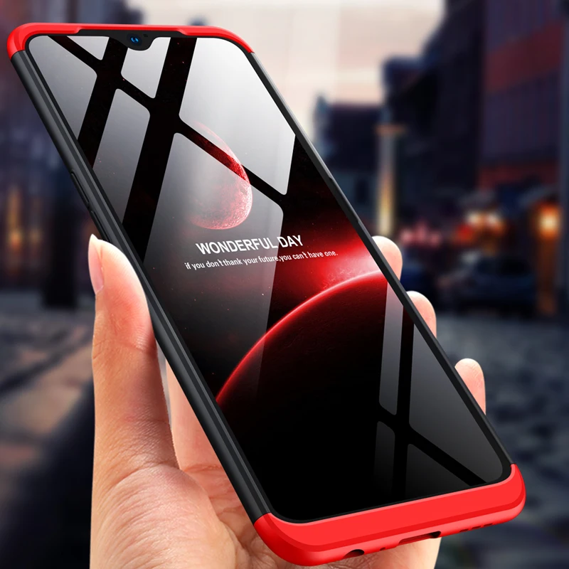 

Full Cover Cqoue for OPPO A9 Case OPPOA9 3 in 1 360 Full Body Hard Hybrid Plastic Protection Case for oppo a9 Cover