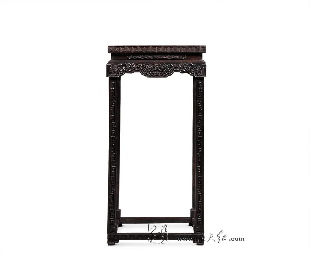 Китайская классическая мебель Бирма палисандр Цветочный Стенд с изображением