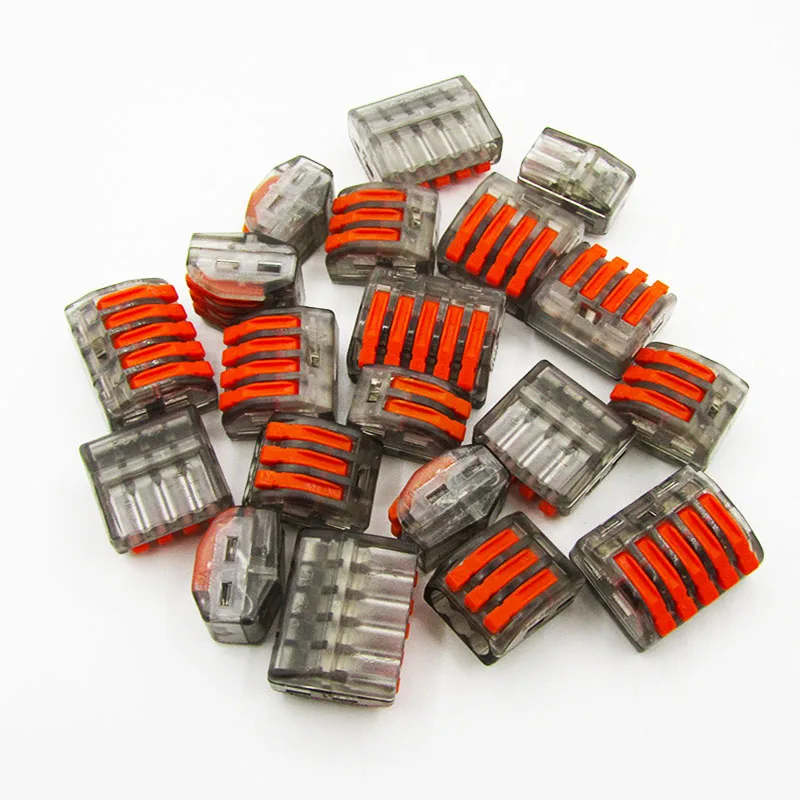 Универсальная компактная Клеммная колодка (100 шт./кор.) Мини Быстрый разъем