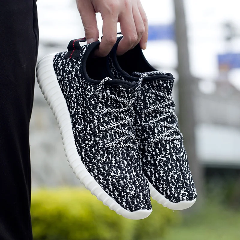 Новое поступление Мужская и Женская легкая Беговая шлепанцы дышащая сетчатая