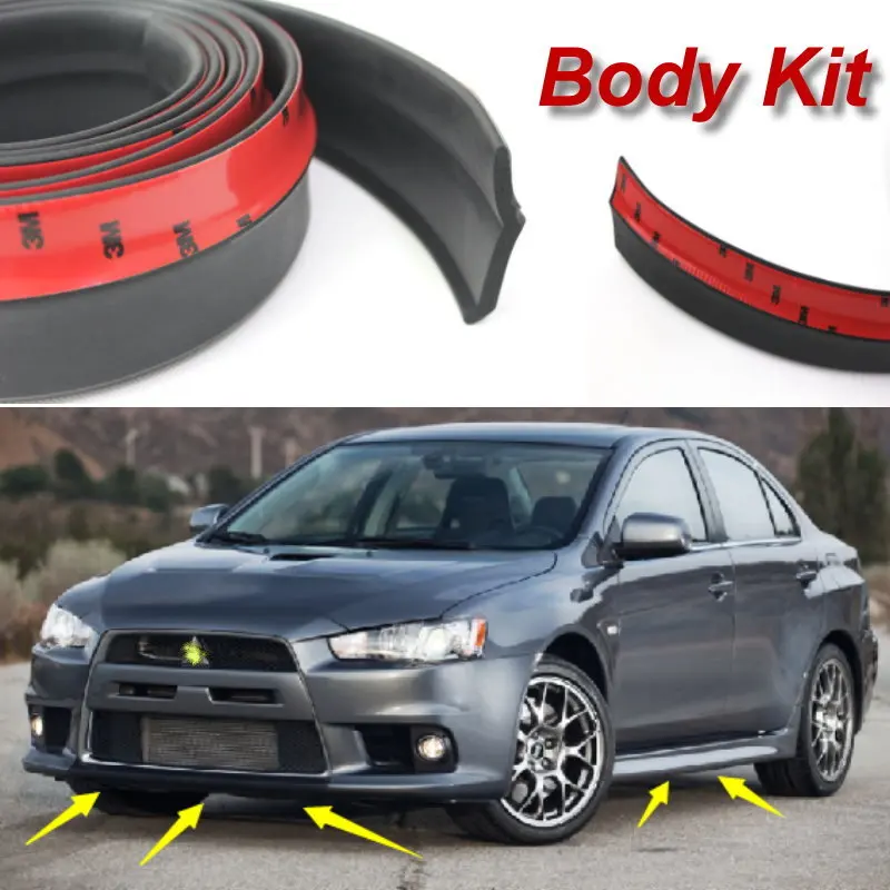 Бампер для Mitsubishi Lancer Evolution LanEvo автомобиль Evo тюнинг рамы корпуса боковая