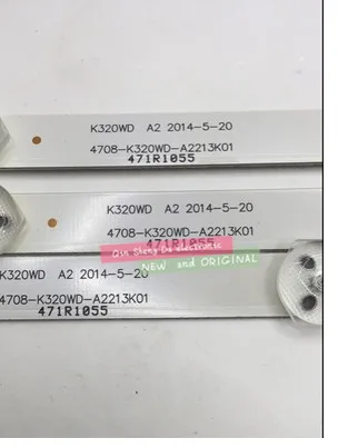 3 шт. x 32 дюймовые светодиодные ленты для подсветки телевизора 4708 K320WD A2213K01 ''TCL