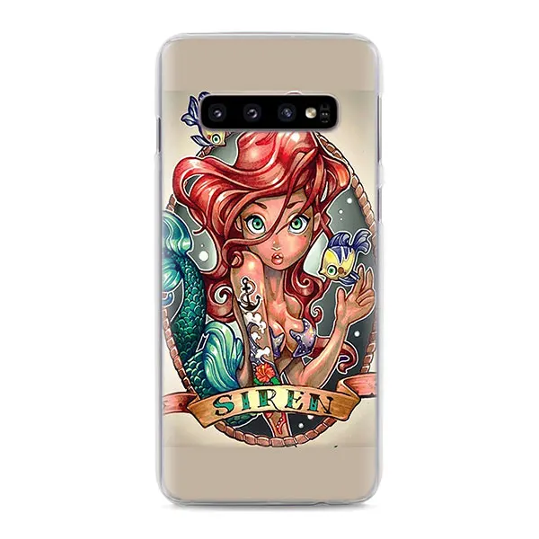 10 Чехол для телефона с изображением принцессы русалки Алисы для samsung Galaxy S10e S10 S8 S9 Plus M10 M20 M30 A50 S6 S7 Edge, Жесткий Чехол - Цвет: 10