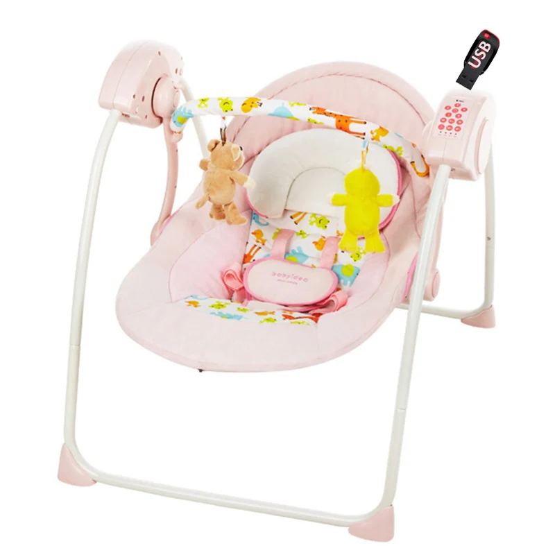 Электрический детское кресло качалка USB музыка детские качели рокер