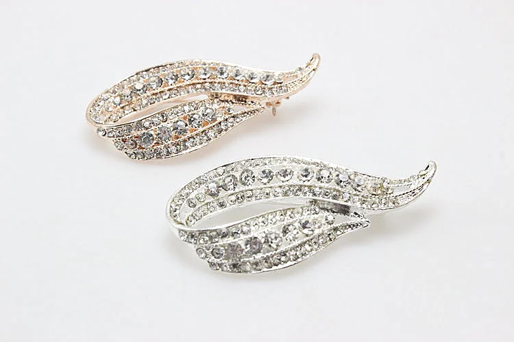 1 шт. Кристалл Rhinestone Шипованная Элегантная Брошь Pins модные женские туфли цветок
